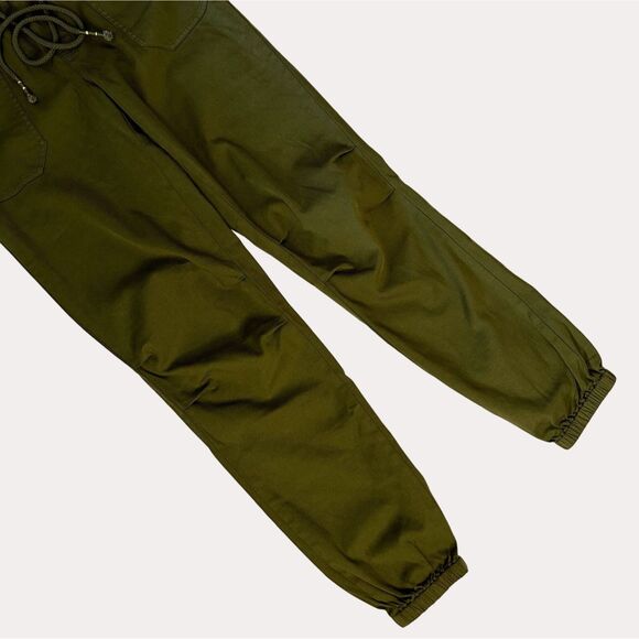 Isaac Mizrahi Live Joggers Twill Ankle Pants Green 0 - Picture 3 of 7